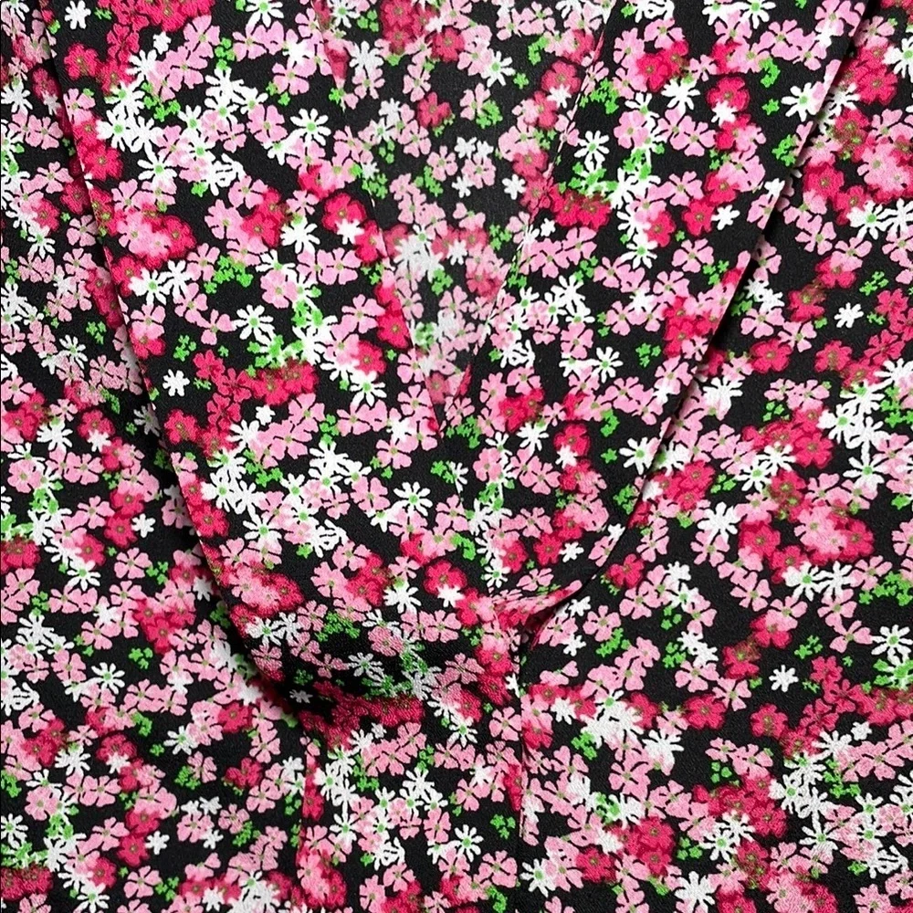 Michael by Michael Kors floral blouse sz L - Picture 2 of 5